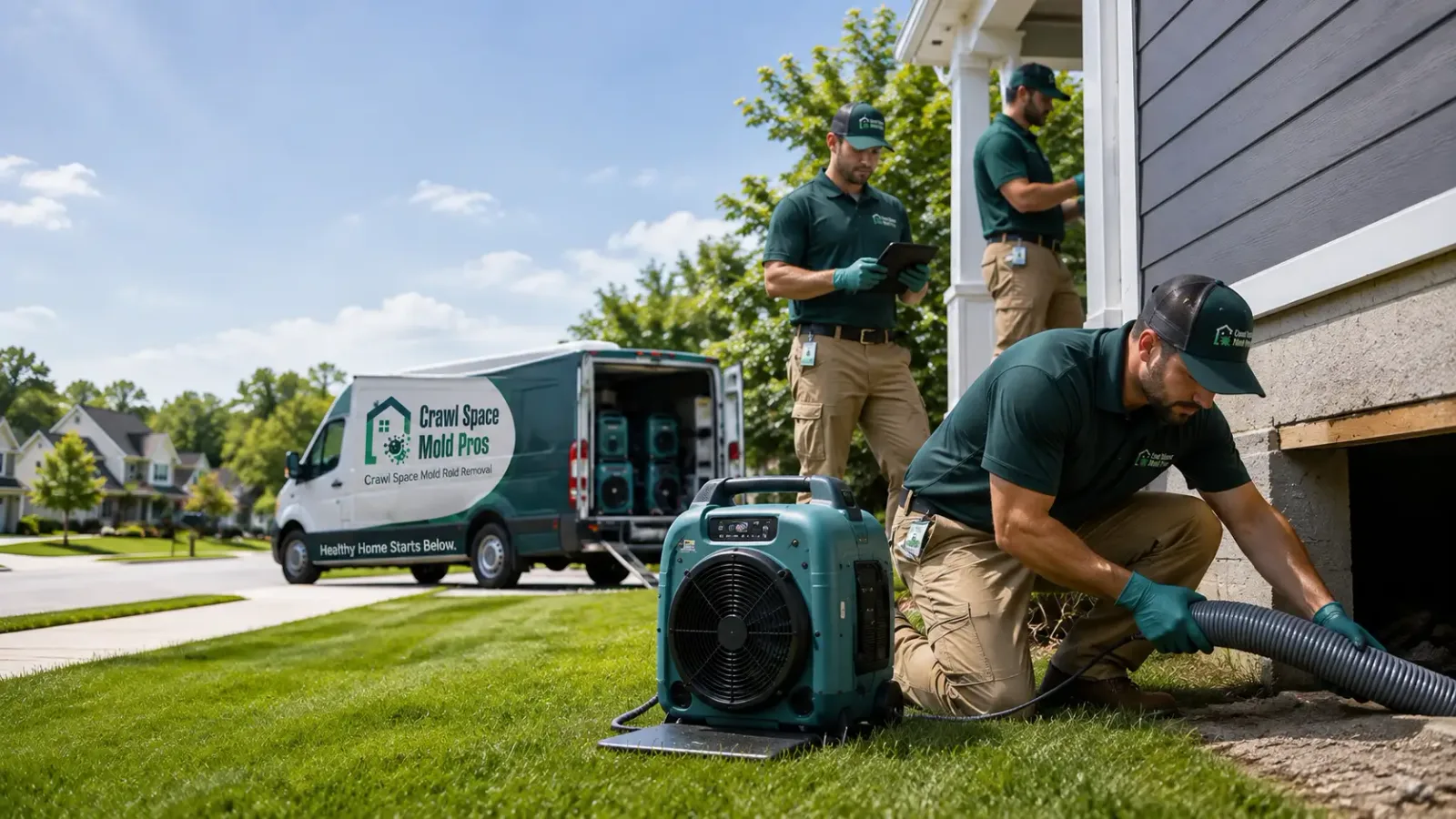 Crawl Space Mold Removal in Aurora, NE